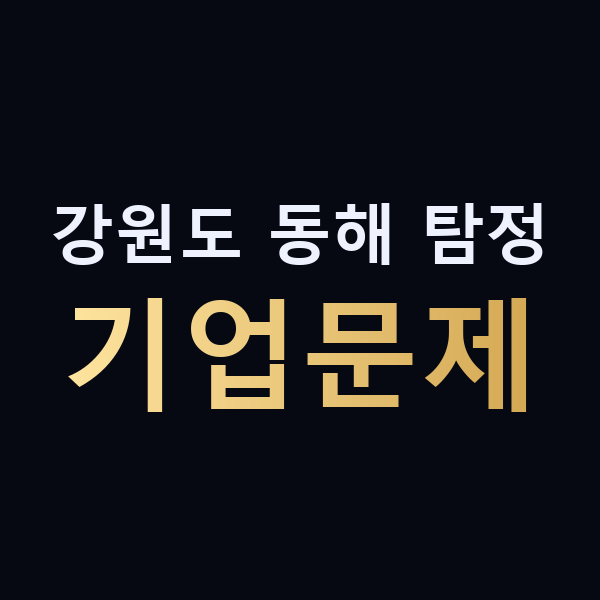 강원도 동해 탐정 기업문제 맥가이버