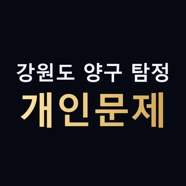 강원도 양구 탐정 개인문제 맥가이버