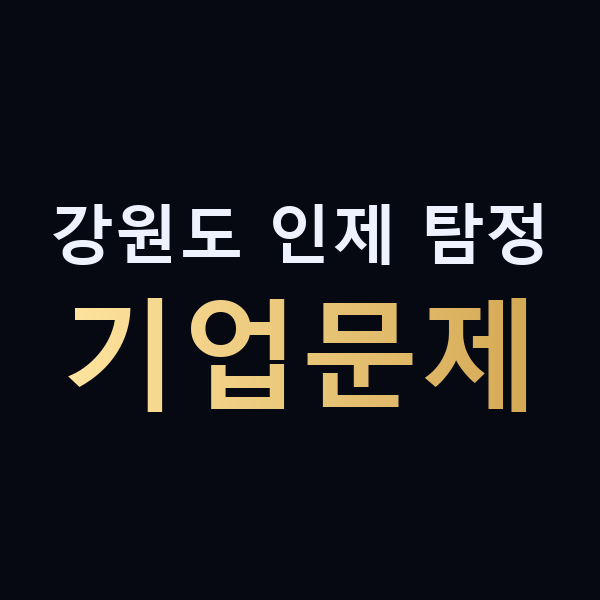 강원도 인제 탐정 기업문제 맥가이버