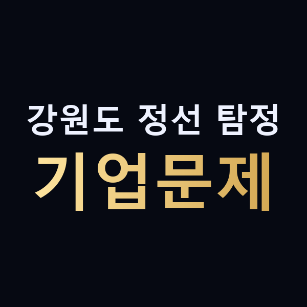강원도 정선 탐정 기업문제 맥가이버