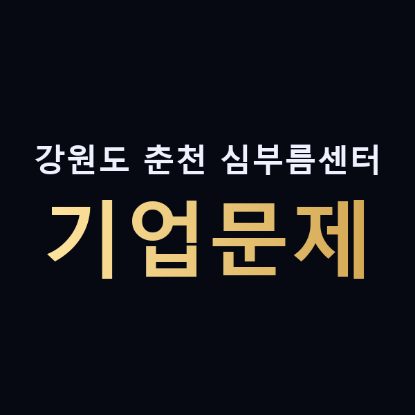 강원도 춘천 심부름센터 기업문제 맥가이버