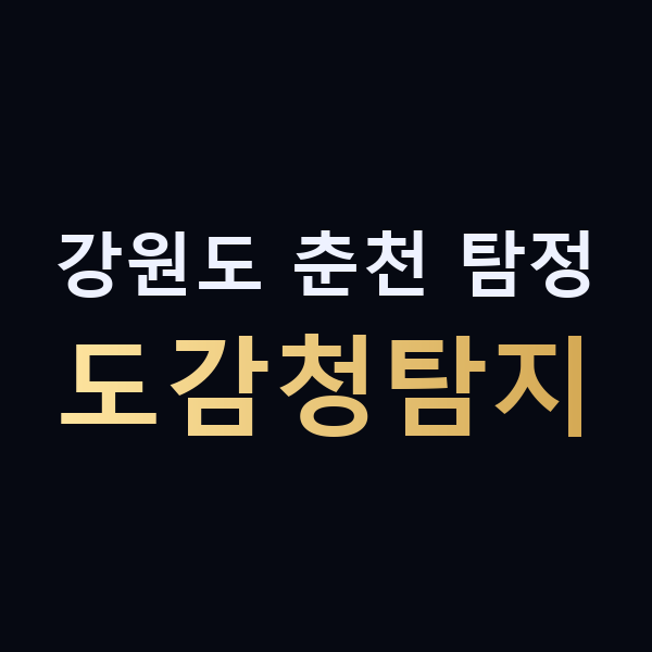 강원도 춘천 탐정 도감청탐지 맥가이버