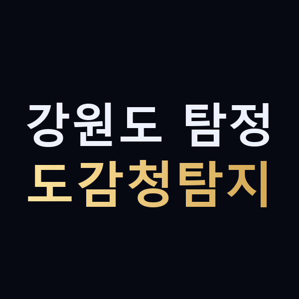 강원도 탐정 도감청탐지 맥가이버