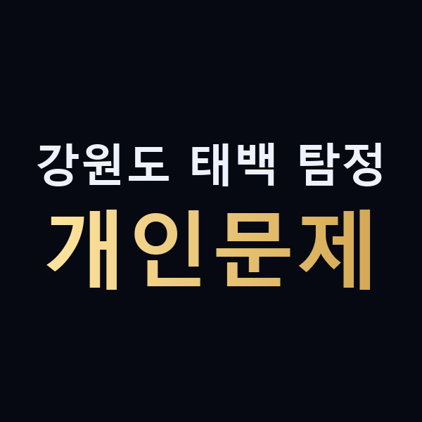강원도 태백 탐정 개인문제 맥가이버