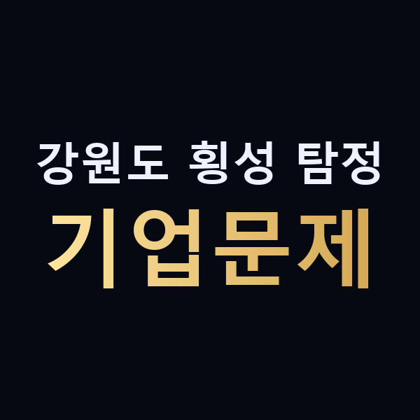 강원도 횡성 탐정 기업문제 맥가이버