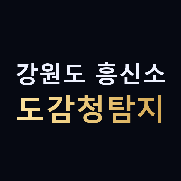 강원도 흥신소 도감청탐지 맥가이버
