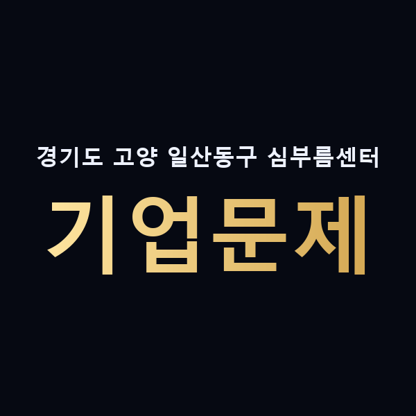 경기도 고양 일산동구 심부름센터 기업문제 맥가이버