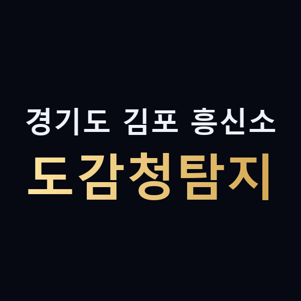 경기도 김포 흥신소 도감청탐지 맥가이버