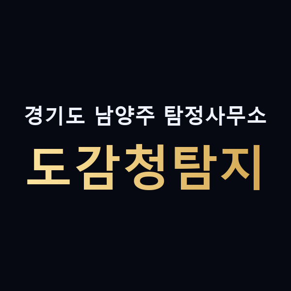 경기도 남양주 탐정사무소 도감청탐지 맥가이버