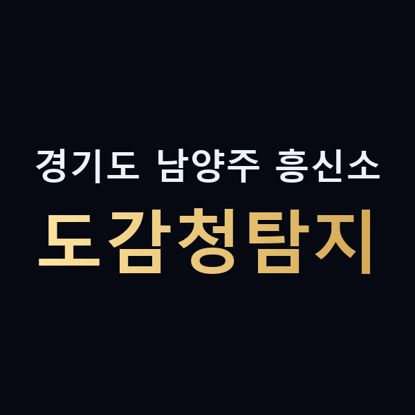 경기도 남양주 흥신소 도감청탐지 맥가이버