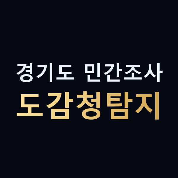 경기도 민간조사 도감청탐지 맥가이버
