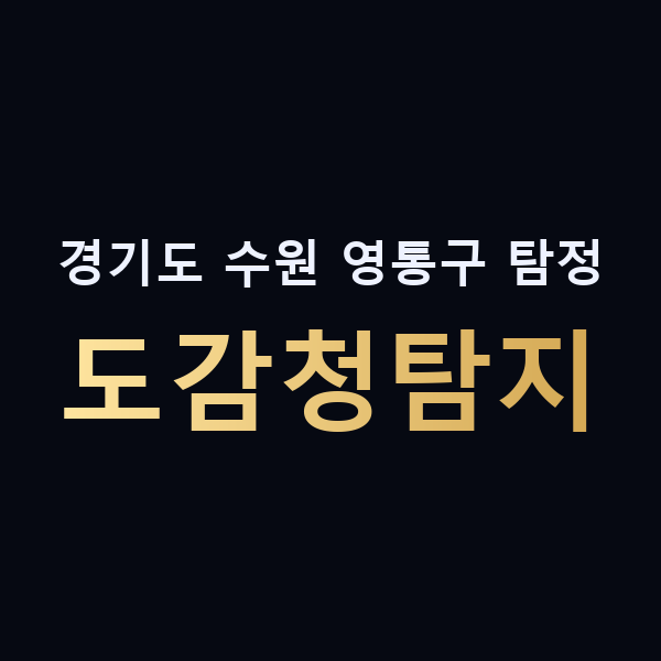 경기도 수원 영통구 탐정 도감청탐지 맥가이버