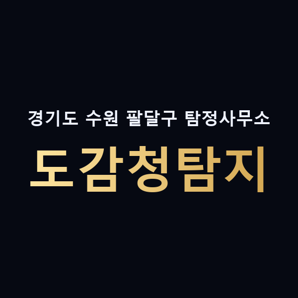 경기도 수원 팔달구 탐정사무소 도감청탐지 맥가이버