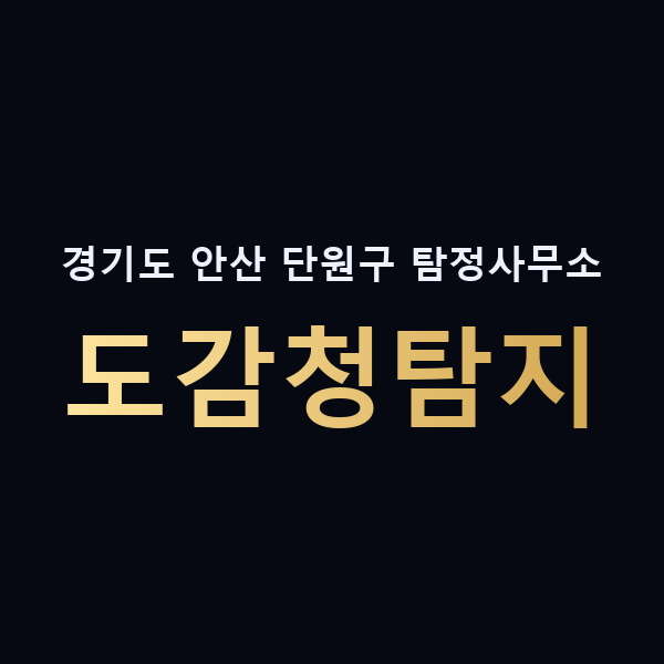 경기도 안산 단원구 탐정사무소 도감청탐지 맥가이버