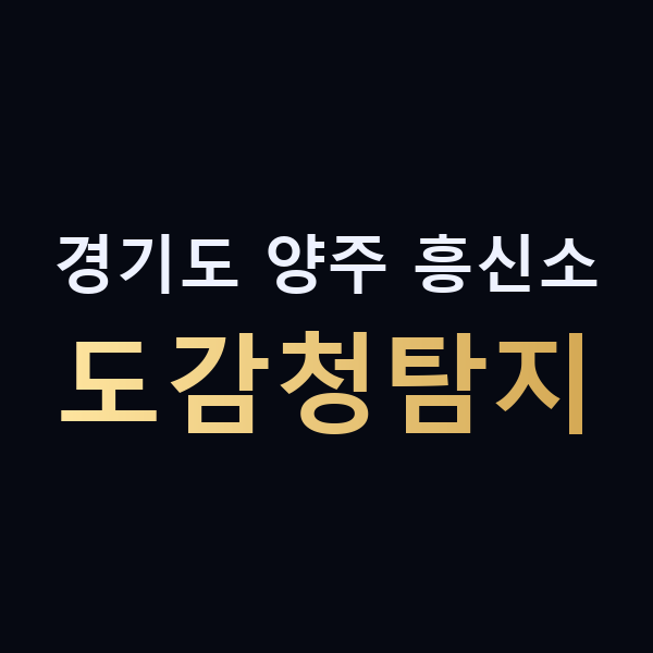경기도 양주 흥신소 도감청탐지 맥가이버
