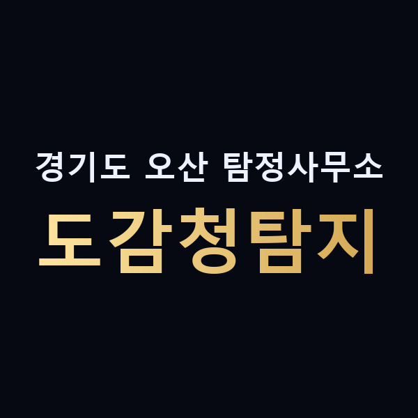 경기도 오산 탐정사무소 도감청탐지 맥가이버