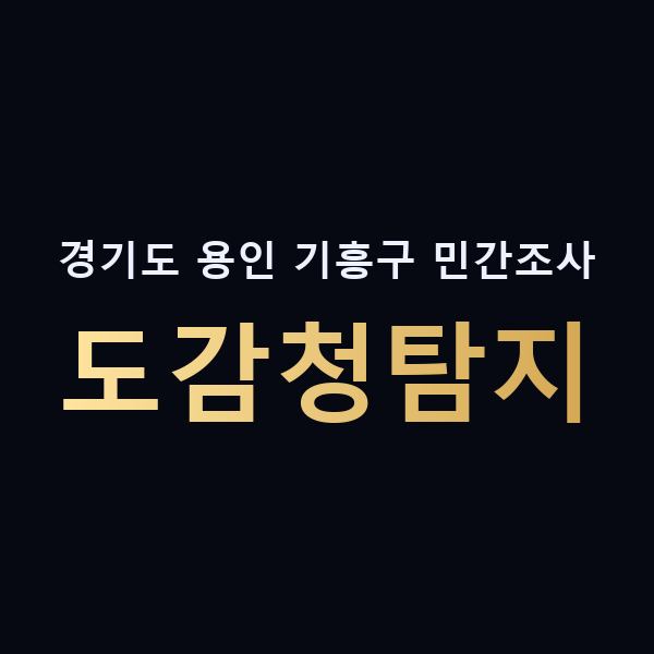 경기도 용인 기흥구 민간조사 도감청탐지 맥가이버