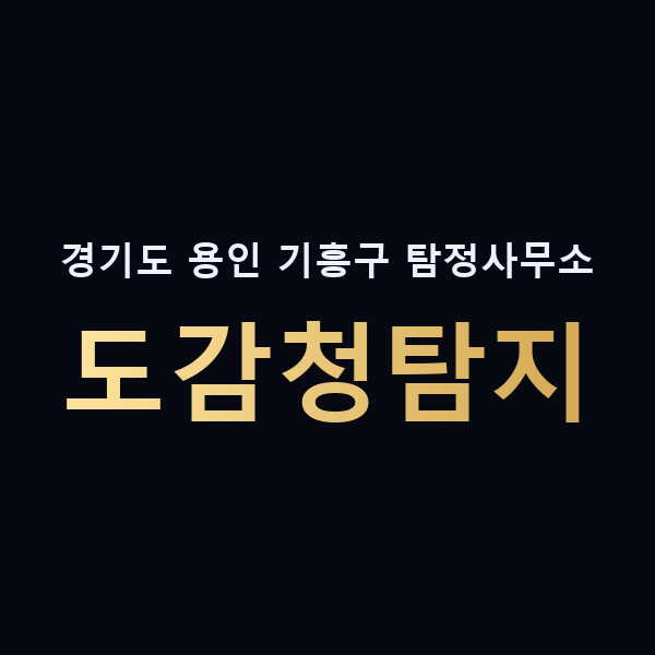 경기도 용인 기흥구 탐정사무소 도감청탐지 맥가이버