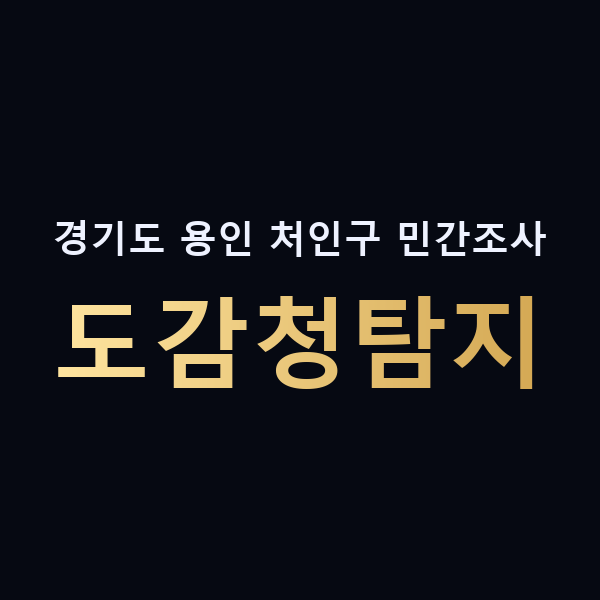 경기도 용인 처인구 민간조사 도감청탐지 맥가이버