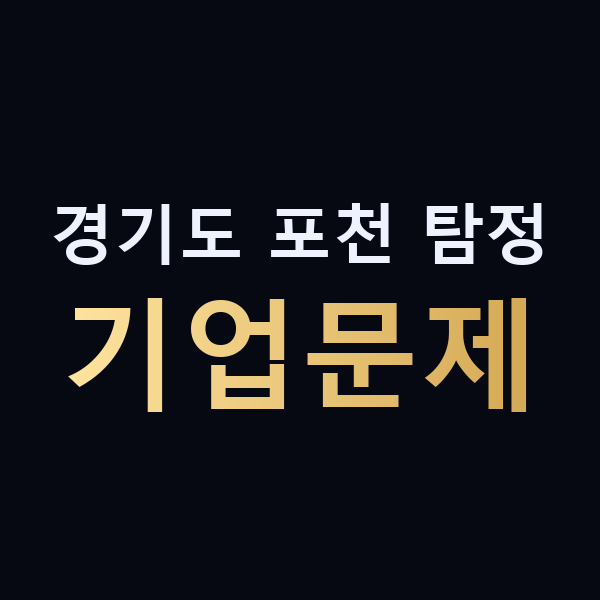 경기도 포천 탐정 기업문제 맥가이버
