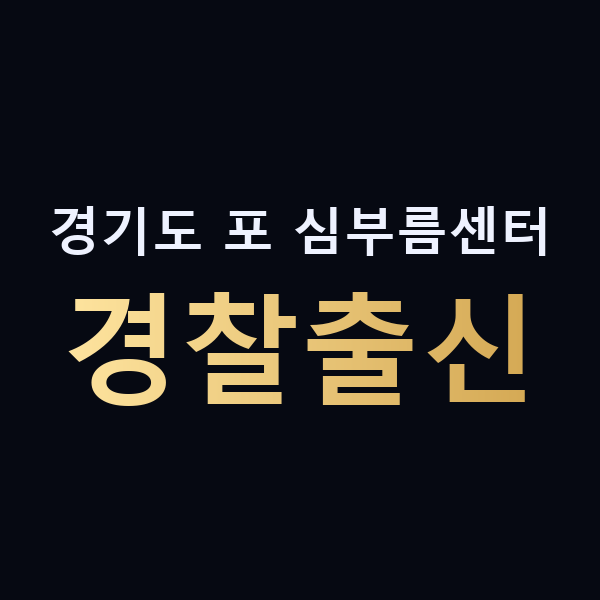 경기도 포 심부름센터 경찰출신 맥가이버