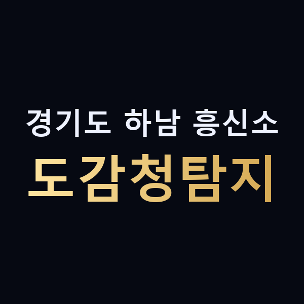 경기도 하남 흥신소 도감청탐지 맥가이버