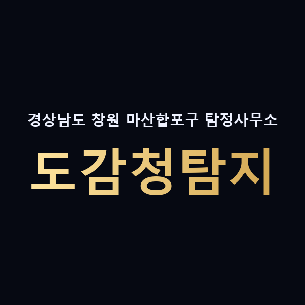 경상남도 창원 마산합포구 탐정사무소 도감청탐지 맥가이버
