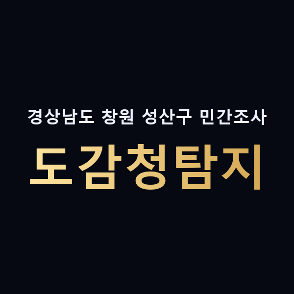 경상남도 창원 성산구 민간조사 도감청탐지 맥가이버