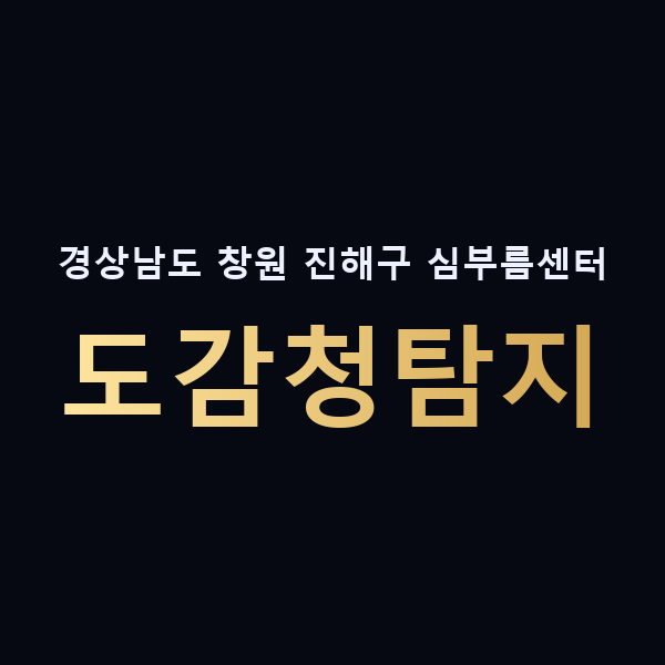 경상남도 창원 진해구 심부름센터 도감청탐지 맥가이버