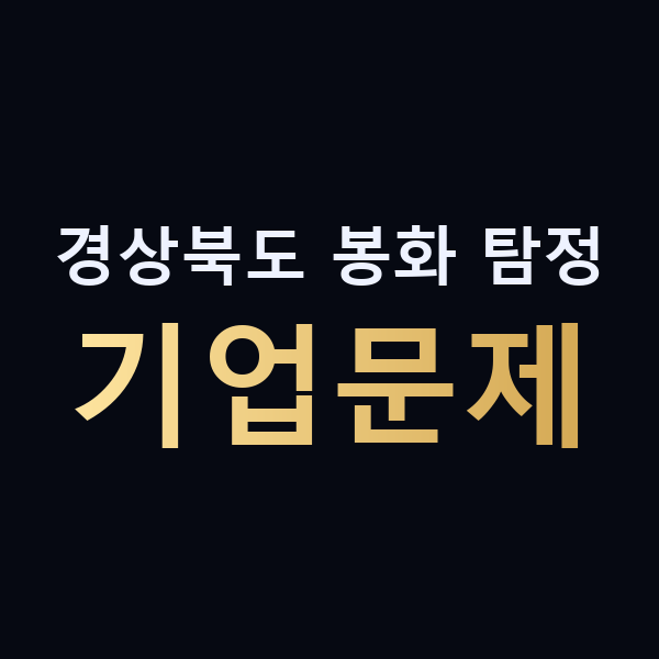 경상북도 봉화 탐정 기업문제 맥가이버