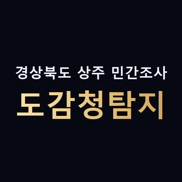 경상북도 상주 민간조사 도감청탐지 맥가이버