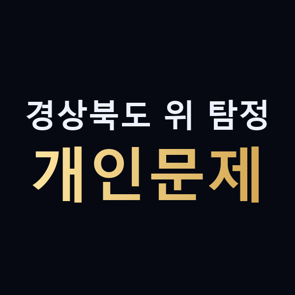 경상북도 위 탐정 개인문제 맥가이버