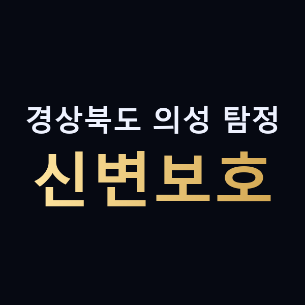 경상북도 의성 탐정 신변보호 맥가이버