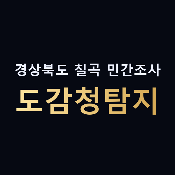 경상북도 칠곡 민간조사 도감청탐지 맥가이버