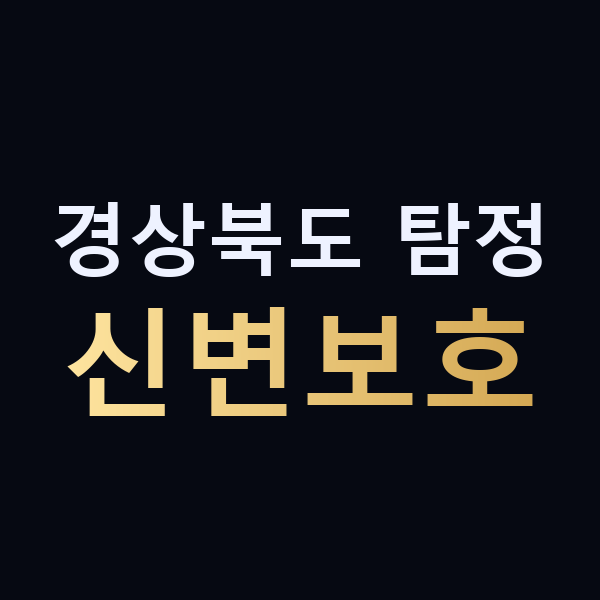 경상북도 탐정 신변보호 맥가이버
