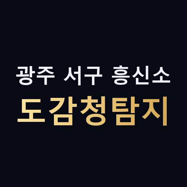 광주 서구 흥신소 도감청탐지 맥가이버