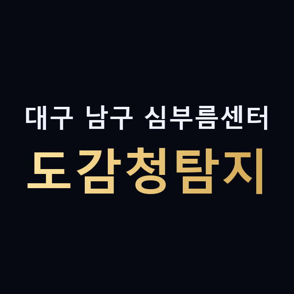 대구 남구 심부름센터 도감청탐지 맥가이버