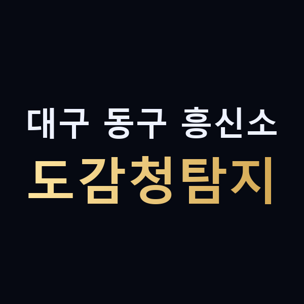 대구 동구 흥신소 도감청탐지 맥가이버