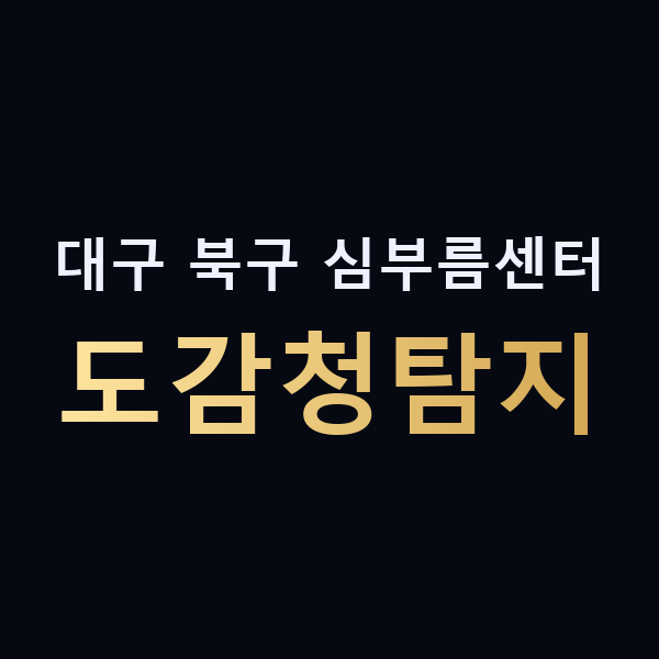 대구 북구 심부름센터 도감청탐지 맥가이버