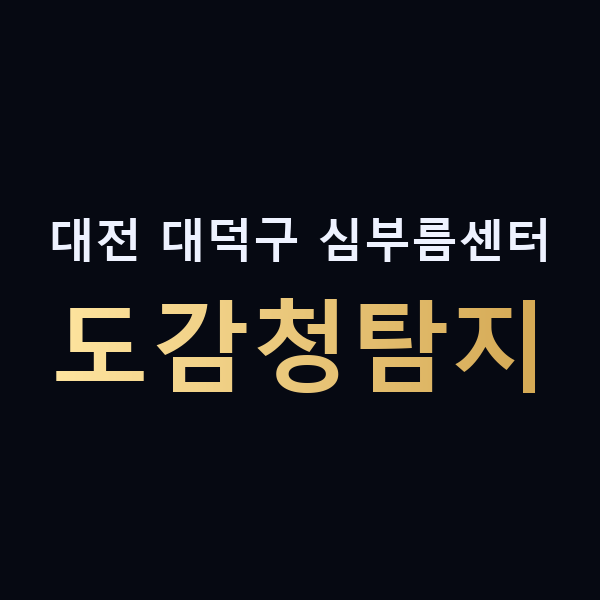 대전 대덕구 심부름센터 도감청탐지 맥가이버