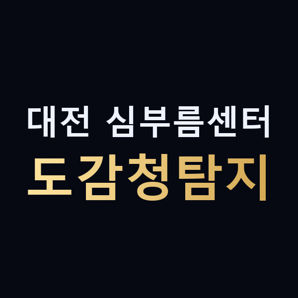 대전 심부름센터 도감청탐지 맥가이버