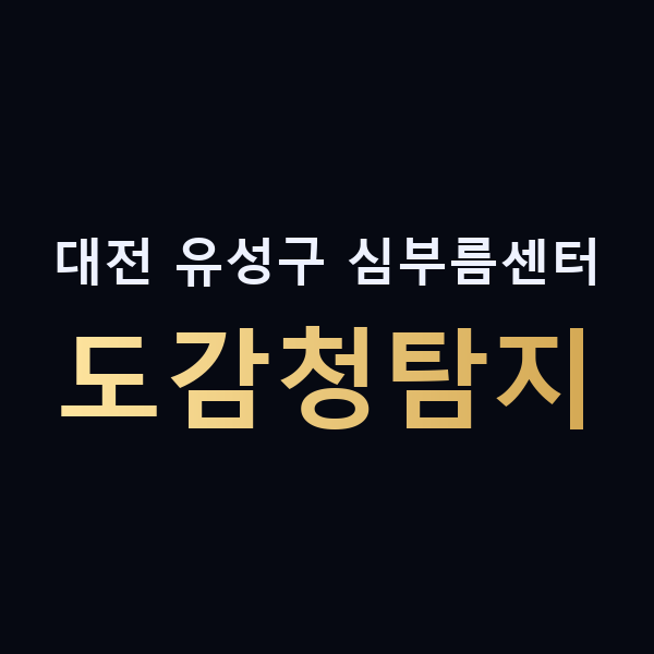 대전 유성구 심부름센터 도감청탐지 맥가이버