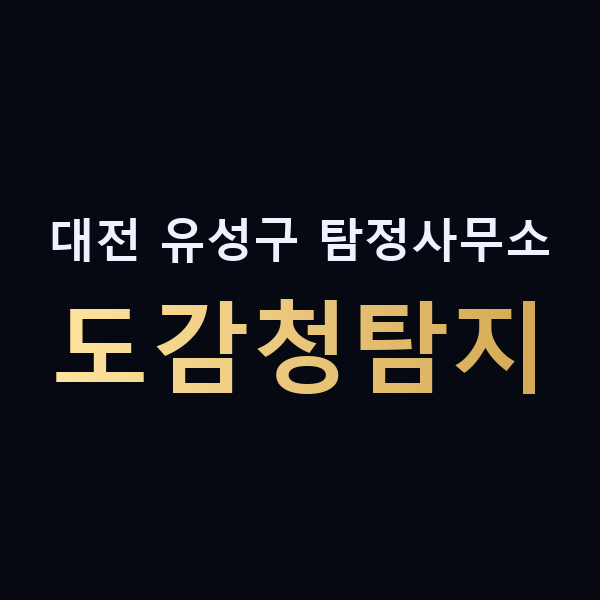 대전 유성구 탐정사무소 도감청탐지 맥가이버