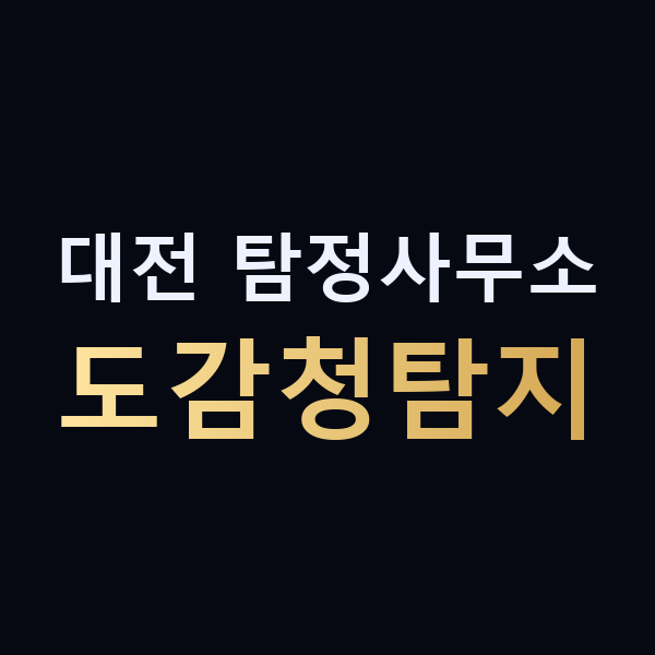 대전 탐정사무소 도감청탐지 맥가이버