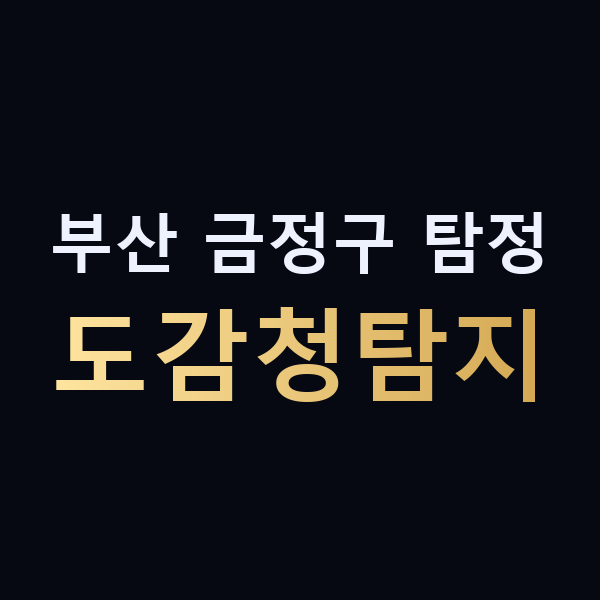 부산 금정구 탐정 도감청탐지 맥가이버