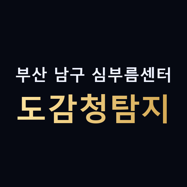 부산 남구 심부름센터 도감청탐지 맥가이버