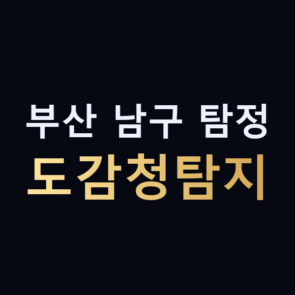 부산 남구 탐정 도감청탐지 맥가이버
