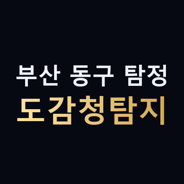 부산 동구 탐정 도감청탐지 맥가이버