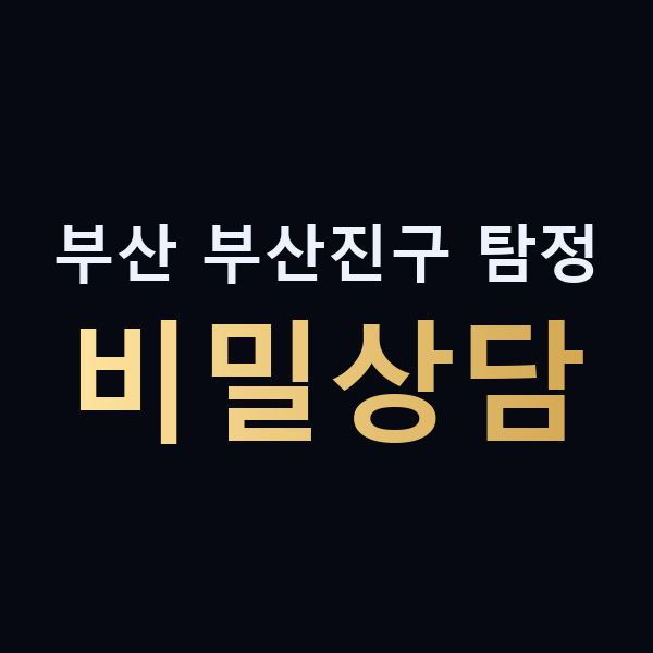 부산 부산진구 탐정 비밀상담 맥가이버
