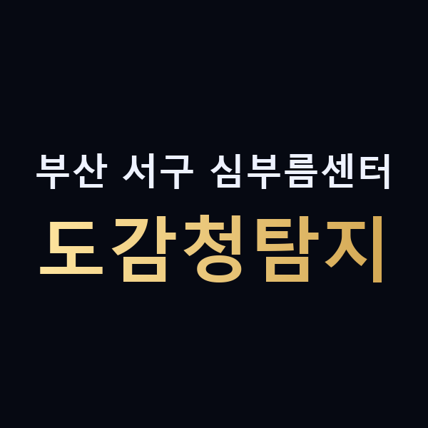 부산 서구 심부름센터 도감청탐지 맥가이버